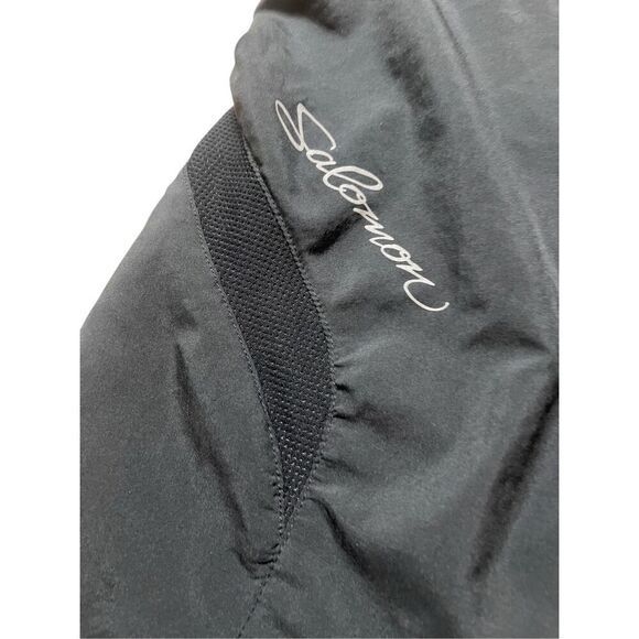 Salomon Womens Black Pull On Running Athletic Shorts XL - Picture 5 of 10